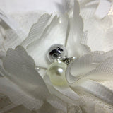 Statement large flower trim with diamanté and pearl