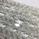 Guipure lace beaded with sequin