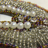 Beaded trim with pearl