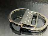 Small crystal decor shoe buckle