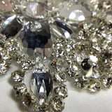 Iron-on Crystal Starburst Diamante Motif