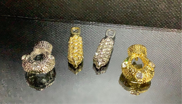 diamante Zipper pull