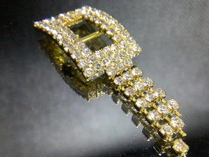 Diamanté tassel shoes buckle
