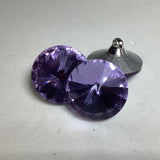 Single quartz stone shank button
