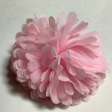 3D Chiffion Flower appliqué broches