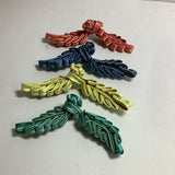 Handmade Double side Leaves Sewing Fasteners Chinese Knot Closure Cheongsam Frog Buttons