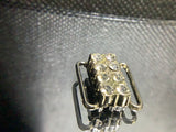 Fancy diamante buckle