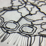 Black And White Knitting Chantilly Lace Trim Ribbon For Bridal Wedding Decorat