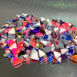 Triangle shape glass bead