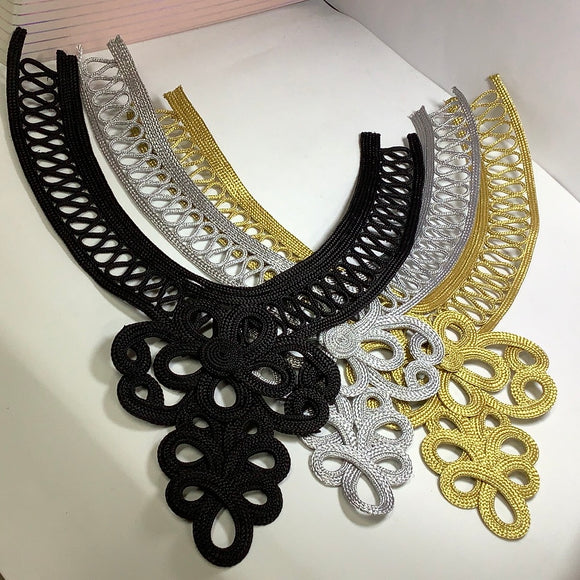 Chinese Knot braid collar