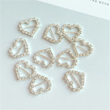 Loveheart diamante buckle
