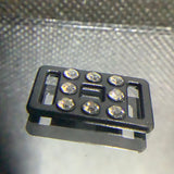 Diamante plastic buckle
