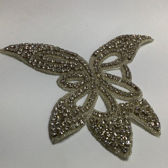 Iron on butterfly Diamante trims