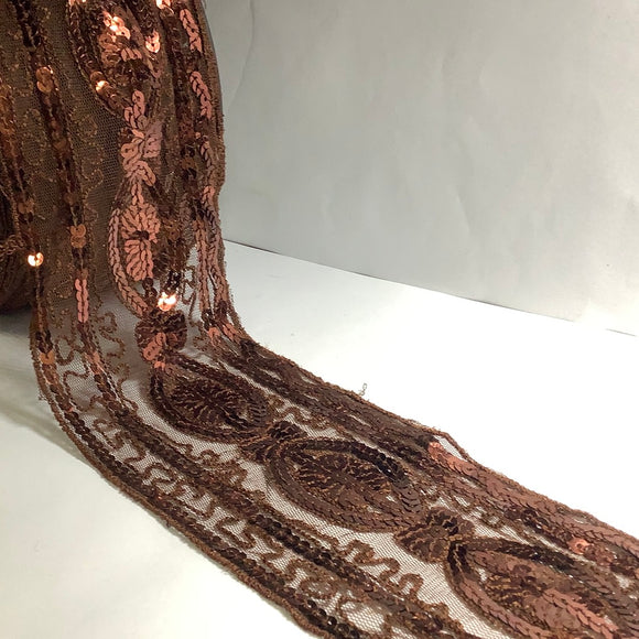 Dusty rose sequin ribbon