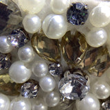 Pearl floral trim