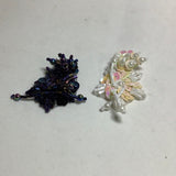 Beading butterfly appliqué