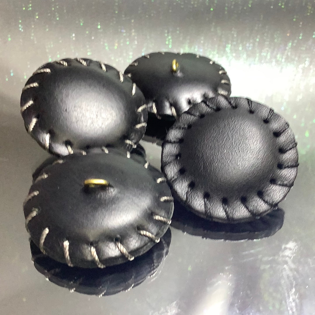 Look Button Plastic leather look button – www.jimmybuttons.com.au