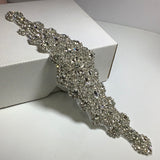 Iron-on Kyunovia Womens Wedding Sash Belt Rhinestone Waistband