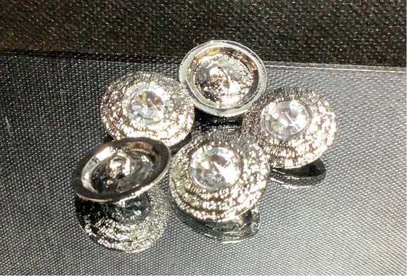 Crystal shank buttons