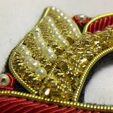 Luxury emb beading decorative Patches