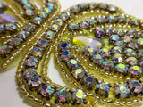 ModaTrims Hot-Fix or Sew-On Beaded Crystal Rhinestone Trim