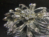 Crystal Flower brooches