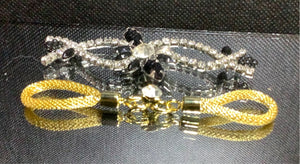 DECORATIVE CRYSTAL CLASP