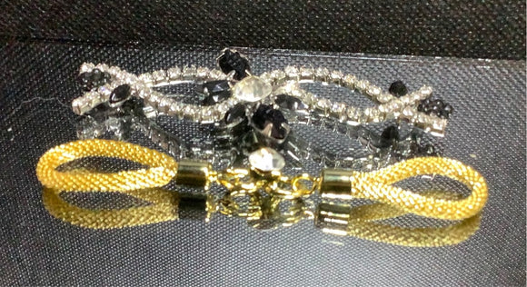 DECORATIVE CRYSTAL CLASP