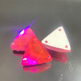 Triangle shape glass bead