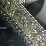 Iron on crystal with chain Trim