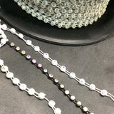 CRYSTAL ON PLASTIC BACKING STRETCH BANDING