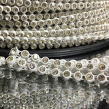 CRYSTAL ON PLASTIC BACKING STRETCH BANDING
