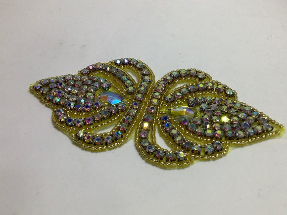 ModaTrims Hot-Fix or Sew-On Beaded Crystal Rhinestone Trim