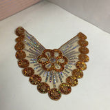 Sequin on organza piece