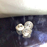 Crystal facet shank button
