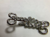 Vintage Clasp, Rhinestone Crystal Clasp, Sweater Clasp, Clasp Closure, Closure Button, Wedding Hook And Eye Closure