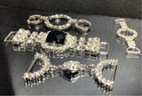 Crystal shoe buckle