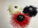 Mesh Flower appliqué bouche