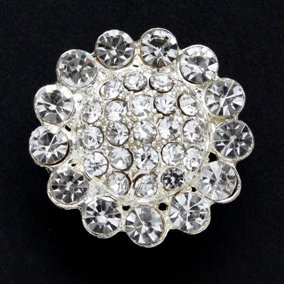 Diamanté encrusted shank button