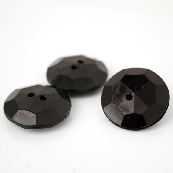 #0067 Round 2 hole facet button 20mm