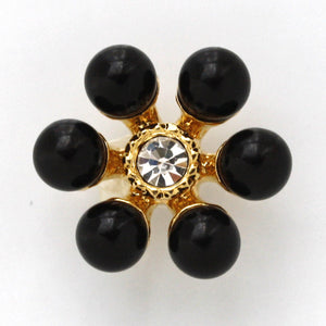 Flower design shank button 20mm