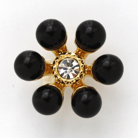 Flower design shank button 20mm