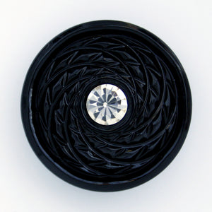 #0384 Acrylic Diamonte Shank Button 30mm