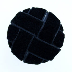 #0388 Velvet weave shank button 34mm
