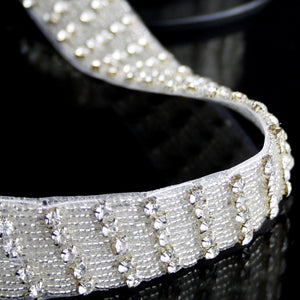 #0600 Crystal Beaded Trim 30mm