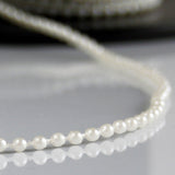 Full ball pearl beads chain on threading