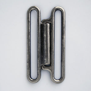 #0723 Antique Nickel Clasp Buckle 60mm