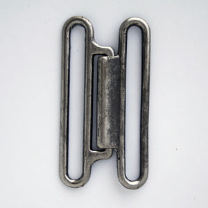 #0743 Antique Nickel Clasp buckle 60mm