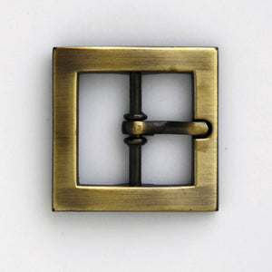 #0759 Antique Brass Square Buckle 20mm