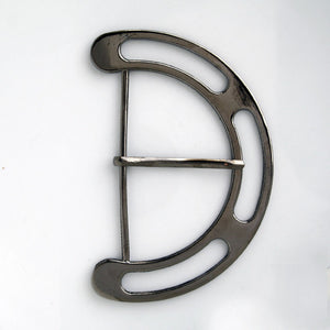 #0797 Gunmetal Decorative Buckle 70mm